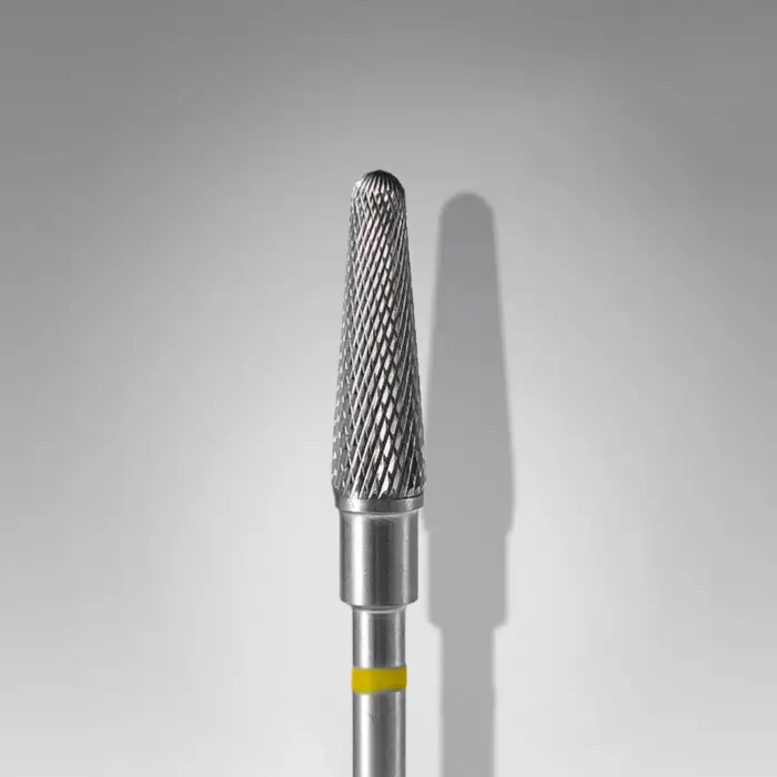 Sarı Frustum Çelik Manikür Freze Ucu FT70Y040/13