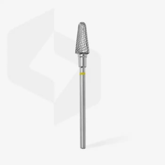 Sarı Frustum Çelik Manikür Freze Ucu FT70Y060/14