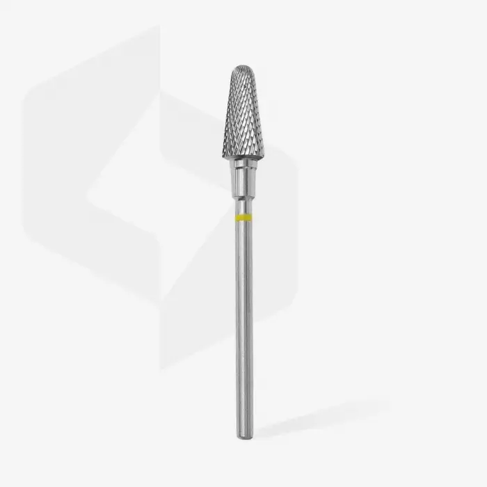 Sarı Frustum Çelik Manikür Freze Ucu FT70Y060/14