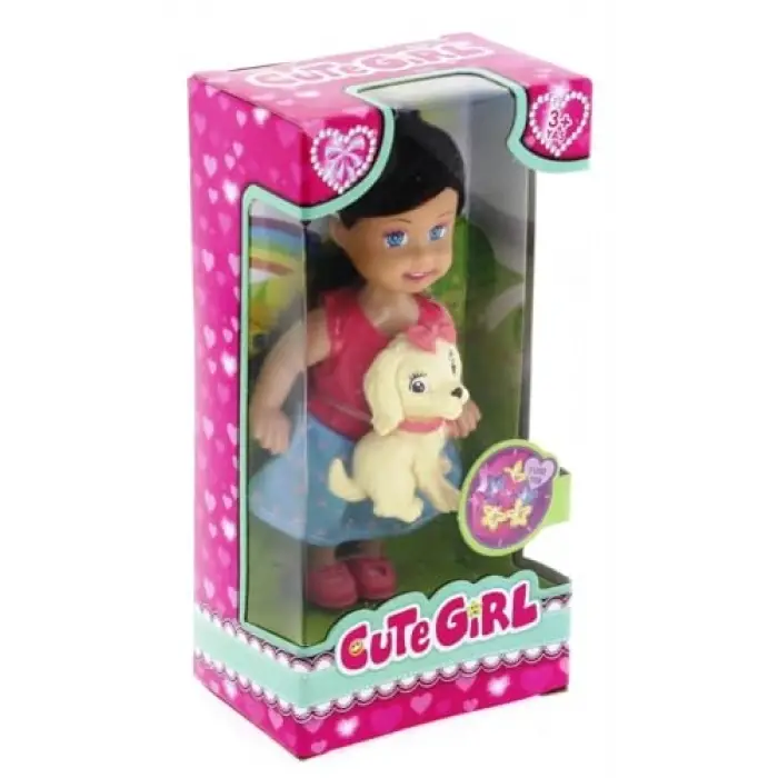 Sarı Köpekli ve Kumral Mini Bebek