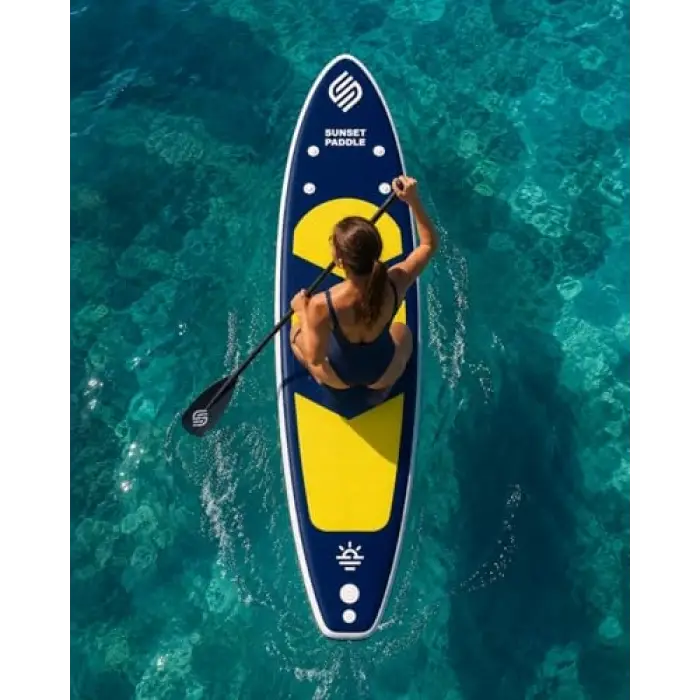 Sarı Lacivert Şişme Sup Board, 320 cm