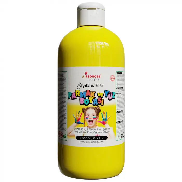 Sarı Parmak Boyası, 500 g