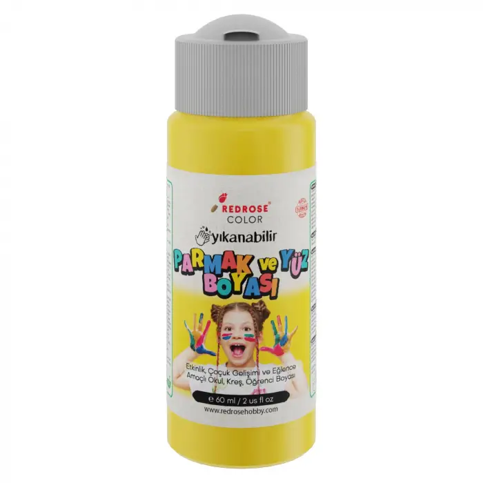 Sarı Parmak Boyası, 60 ml
