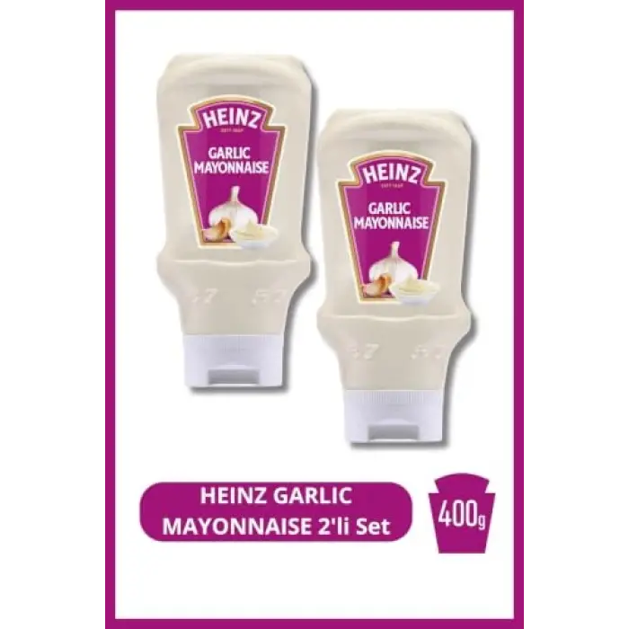 Sarımsaklı Mayonez 400 g 2li Set