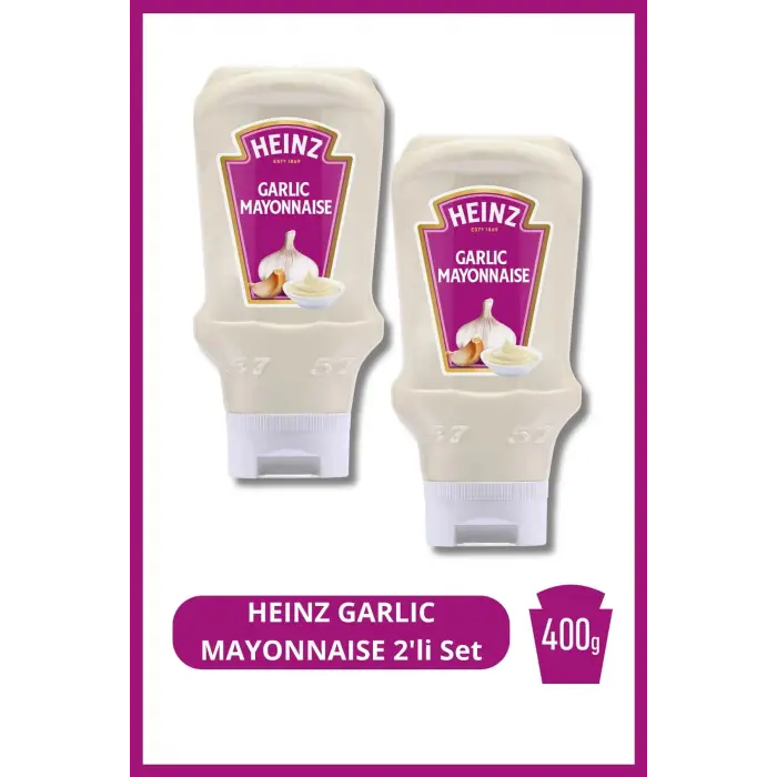 Sarımsaklı Mayonez 400 g 2li Set