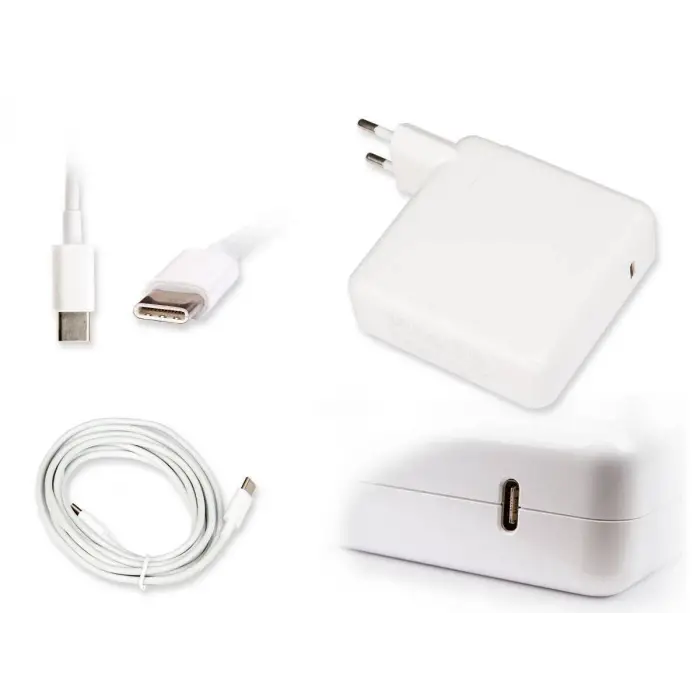 Şarj Aleti Adaptörü Apple Macbook Pro 13 A1989 - Mid 2018 Type-c Usb-c ile Uyumlu