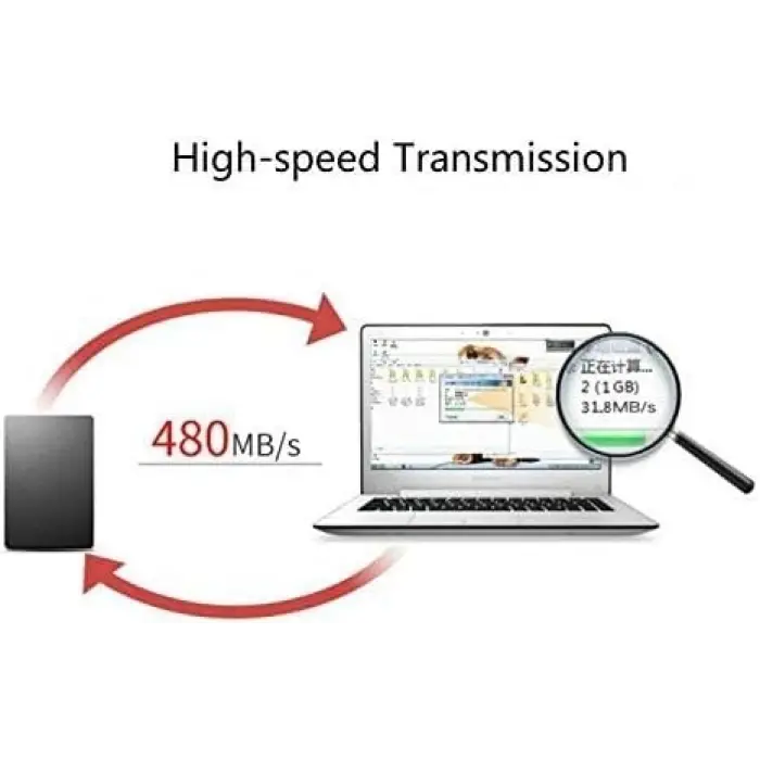 Şarj Kablosu, 4575 Mini USB to USB Data, Siyah