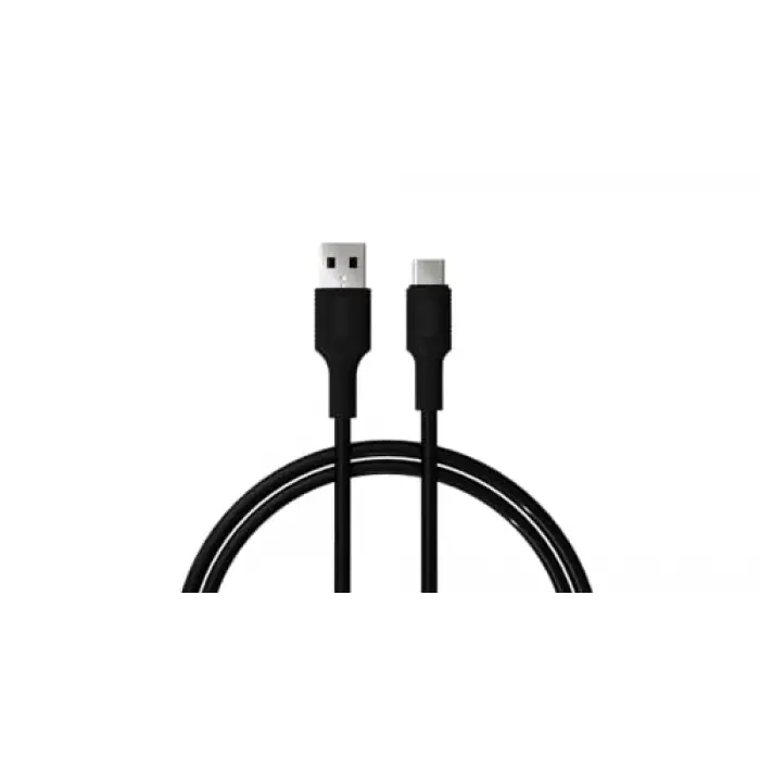 Şarj Kablosu, Siyah (100 CM), Basic USB A-C Hızlı