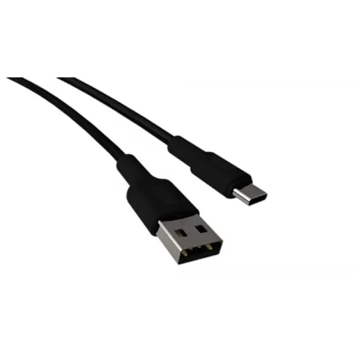 Şarj Kablosu, Siyah (100 CM), Basic USB A-C Hızlı