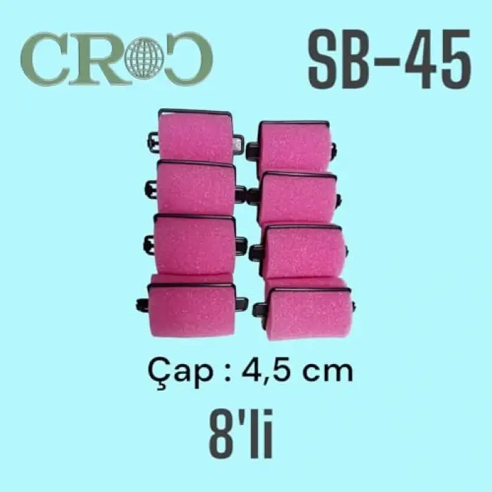 SB-45 Sünger Bigudi 8li