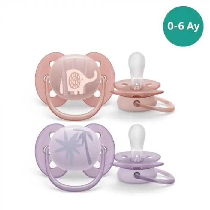 SCF091/09 Ultra Soft 0-6 Ay 2li Kız Emzik