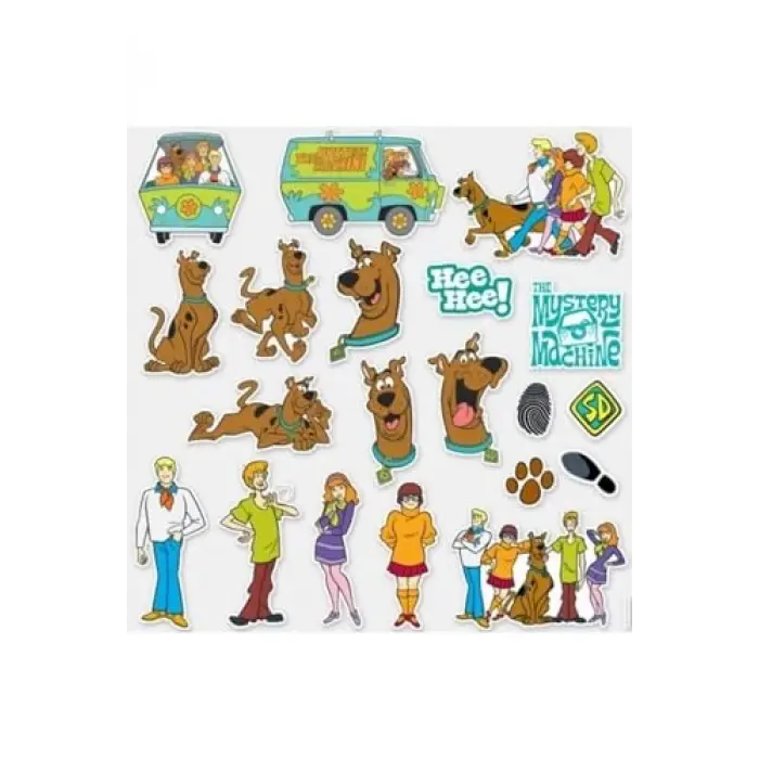 Scooby Doo Özel Tasarım 20li Sticker Seti