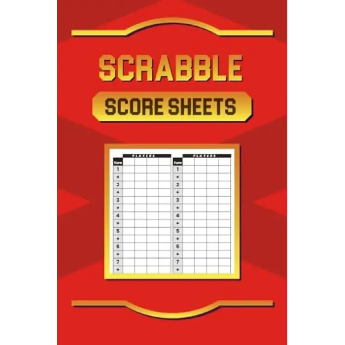 Scrabble Score Sheets: Scrabble Game Book Pad, 120 Sheet Score Card Notebook, Record Your Scrabble Games! Paperback, Scrabble Game Book Pad