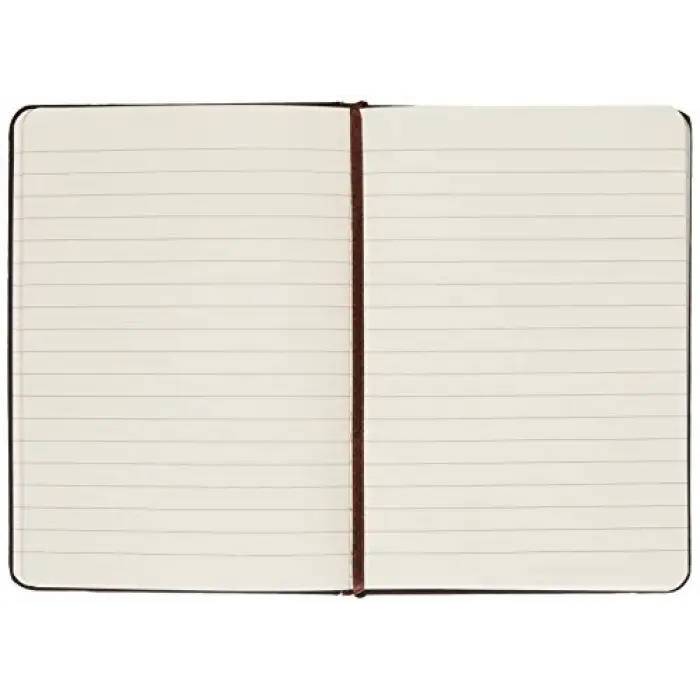 Scrikss Tekstil Kapak Çizgili Defter A6 Beyaz