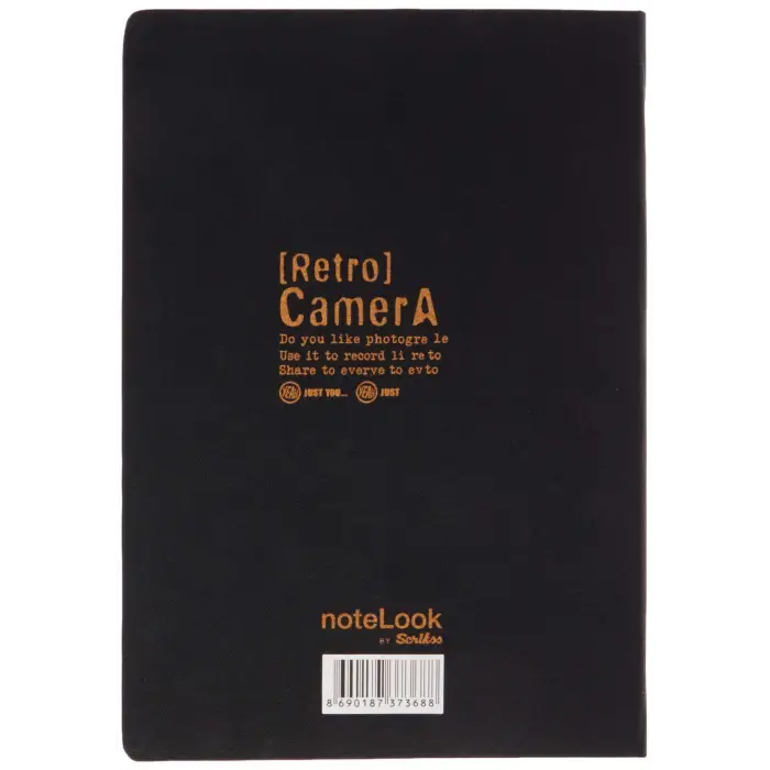 Scrikss Tekstil Kapak Çizgili Defter B5 Sarı