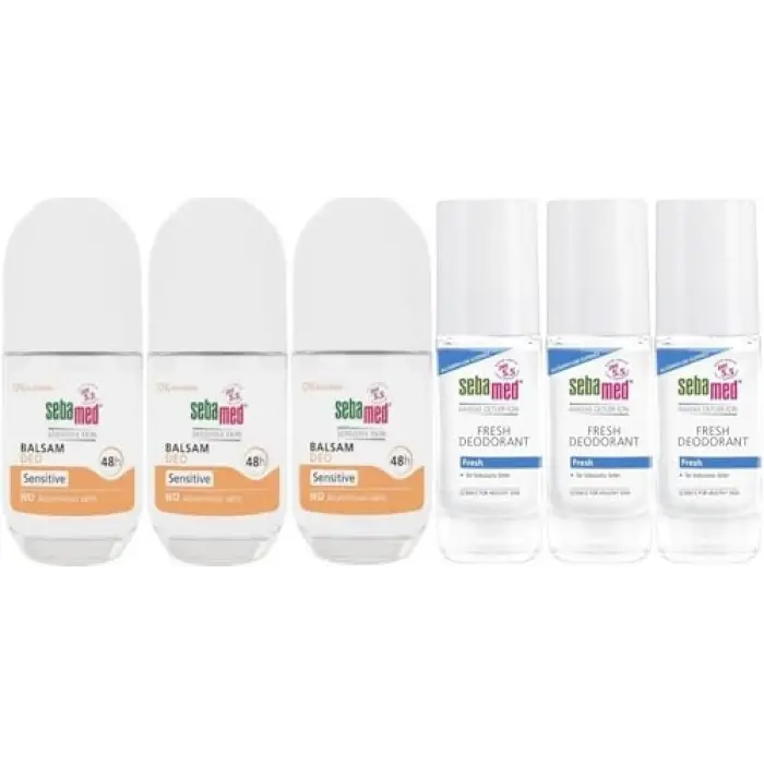 Sebamed Deodorant Roll-On 50ML Balsam Hassas + Fresh Karma 6lı Set