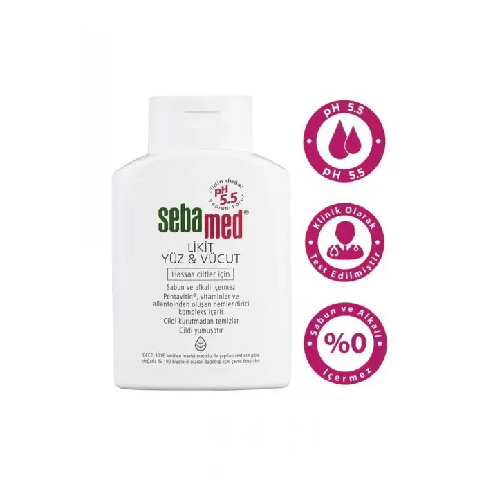 SEBAMED LIKID YÜZ & VÜCUT 200 ml x 3