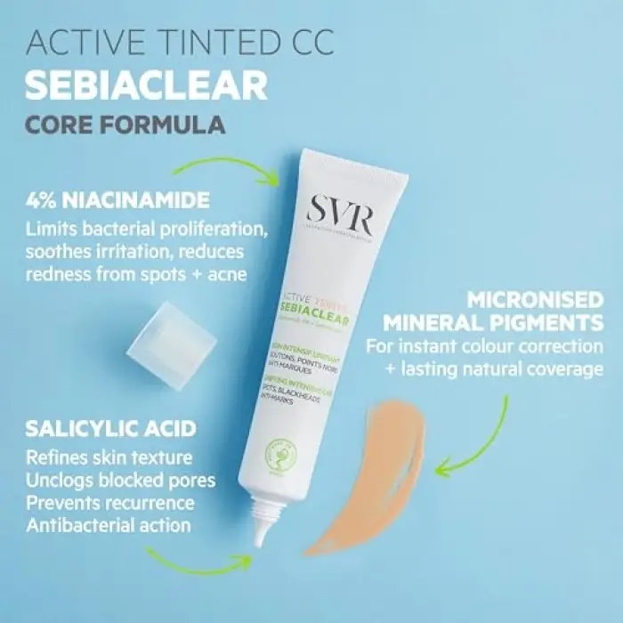 Sebiaclear Active Teinte 40ml