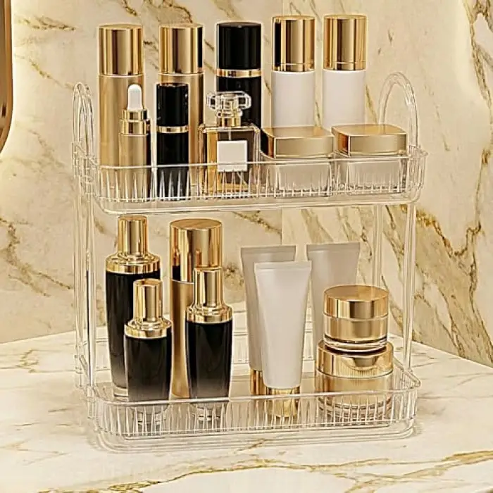 Şeffaf Banyo Organizer Rafı