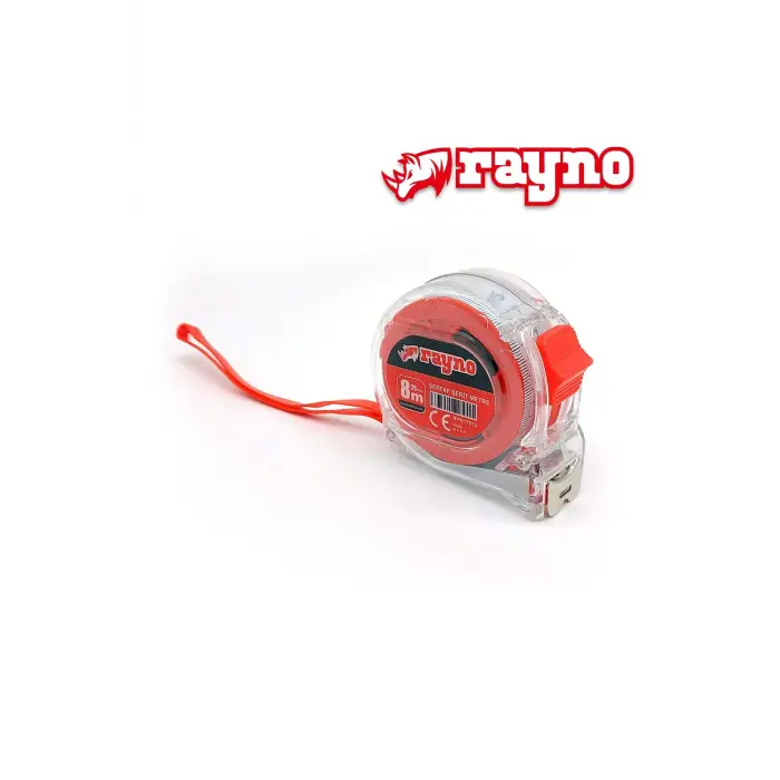 Şeffaf Şerit Metre 8m x 25mm - 11513