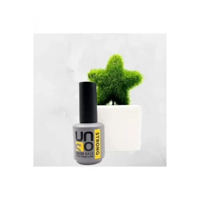 Şeffaf Uno Strong Base Coat alt kat tırnak ürünü, 15 ml