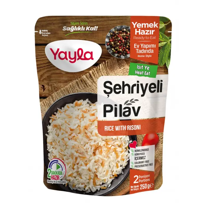Şehriyeli Pirinç Pilavı, 250 g Tekli Paket