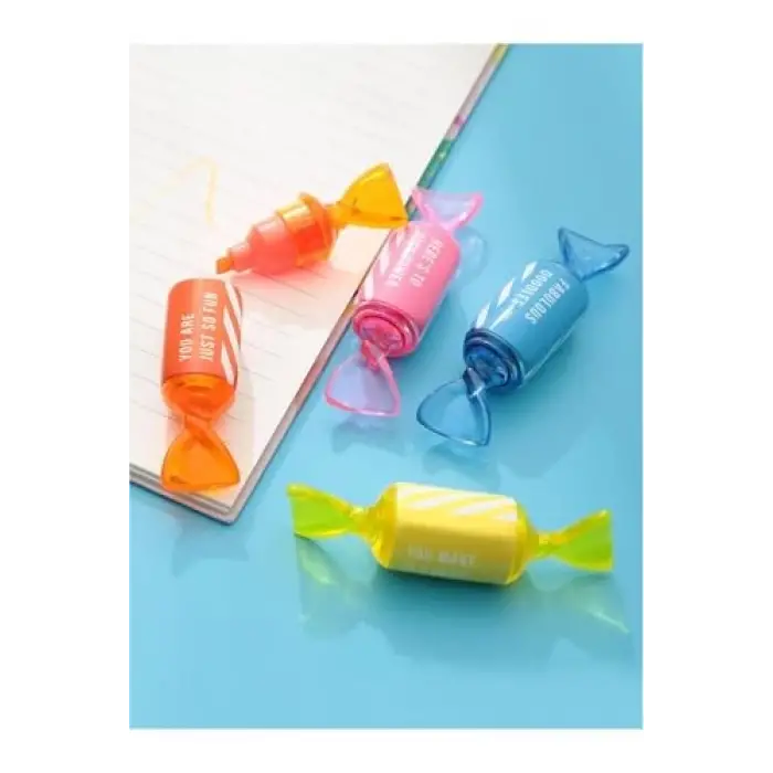 Şeker şekilli 4lü marker seti