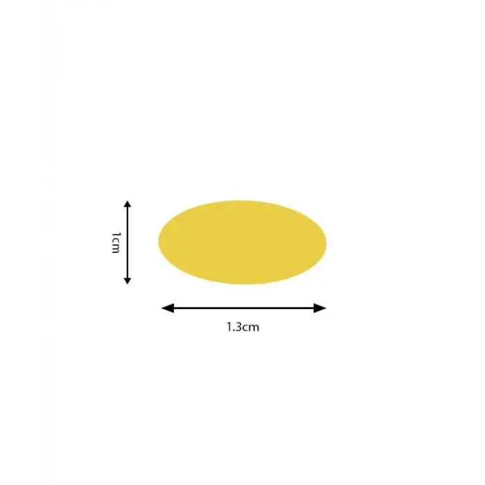 Şekilli Delgeç Elips 1.3 cm KM8805