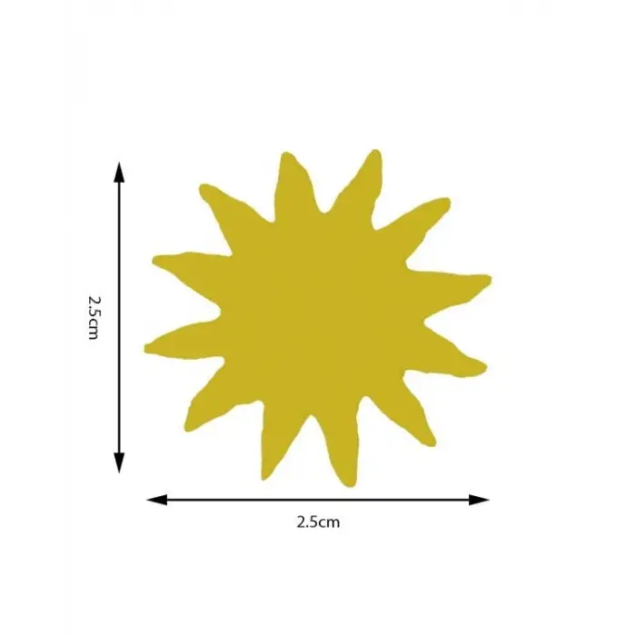 Şekilli Delgeç Güneş 2.5 cm KM8810