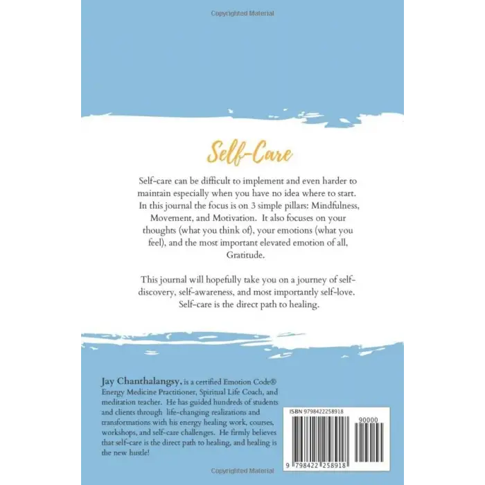 Self-Care Is The Direct Path To Healing Journal, 90-day guided journal