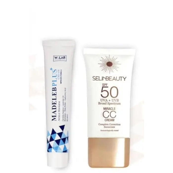 Selin Beauty Miracle CC Krem + W Lab Madeleb Plus Krem Set