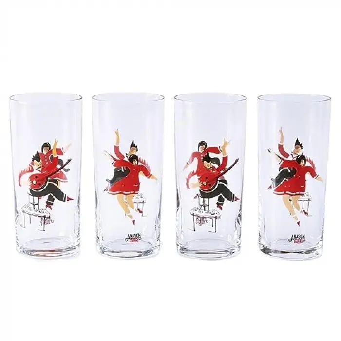 Şen Şakrak, Rakı Bardağı 4lü Set