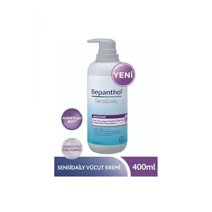SensiDaily Vücut Kremi, 400 ml, Prebiyotikli
