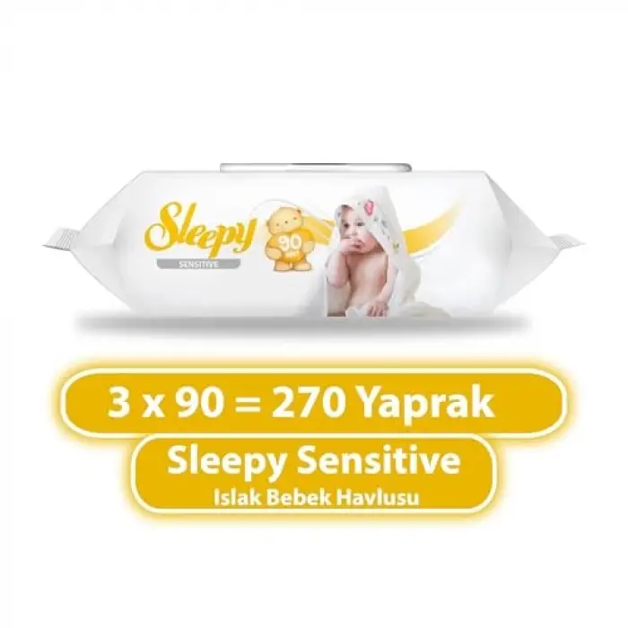 Sensitive Islak Havlu 3X90 (270 Adet)