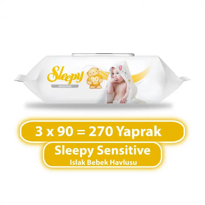 Sensitive Islak Havlu 3X90 (270 Adet)
