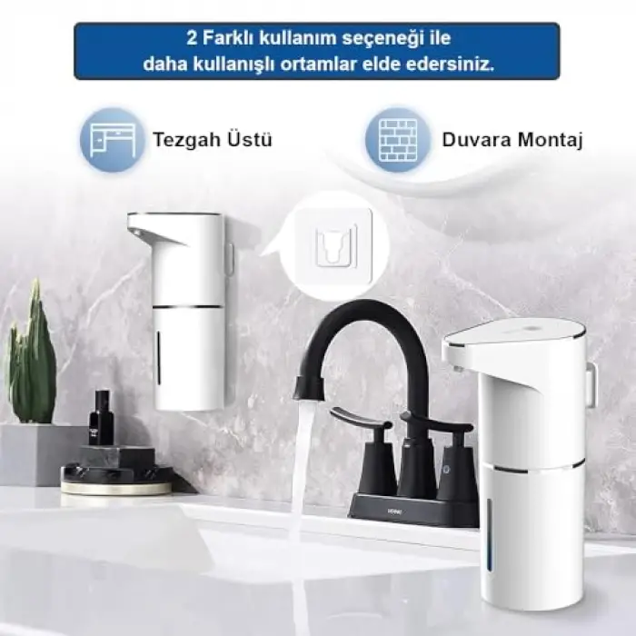 Sensörlü USB Şarjlı Köpük Sabunluk/GT-SD01