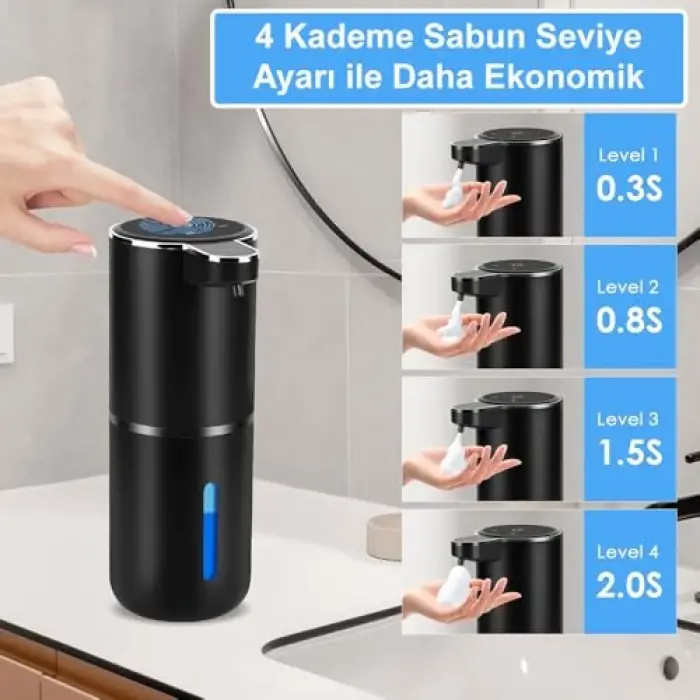 Sensörlü USB Şarjlı Köpük Sabunluk/GT-SD03S