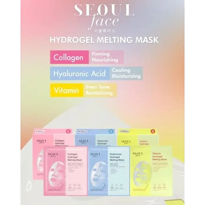 SEOULFACE Hyaluronic Hydrogel Melting Mask 34g (1 Adet)