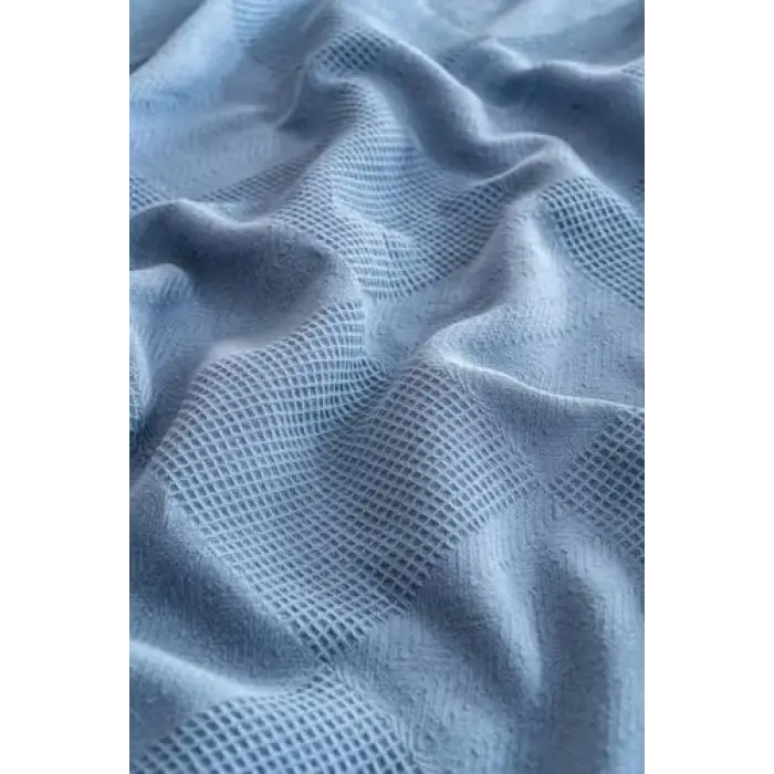 Serenity 200X220 Çift Kişilik Pike, Mavi
