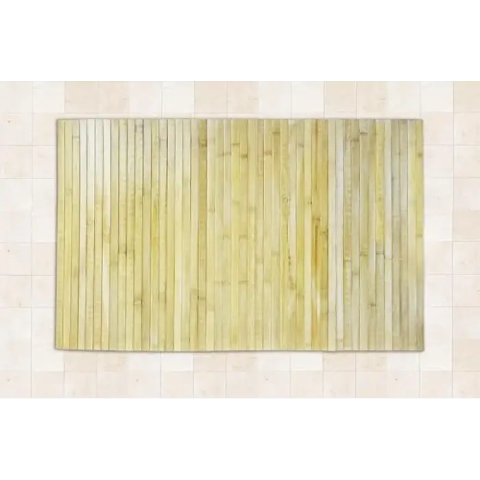 Seri 50x80 cm Doğal Bambu Banyo Paspası