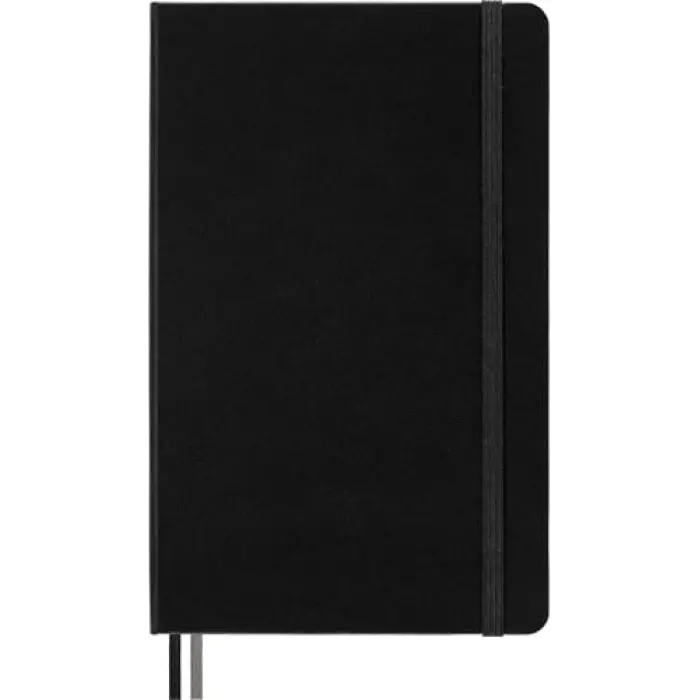 Sert Kapak Expanded Defter Siyah (Çizgili - 13X21)