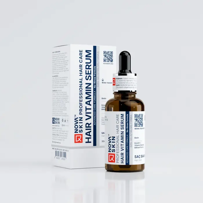 Serum, Saç Vitamin - Biotin, Keratin ve Bitki Özlü 30 ml