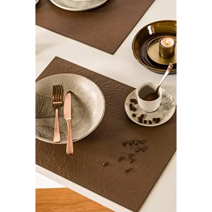 Servis Altlığı Krep, 33X45Cm, Konyak