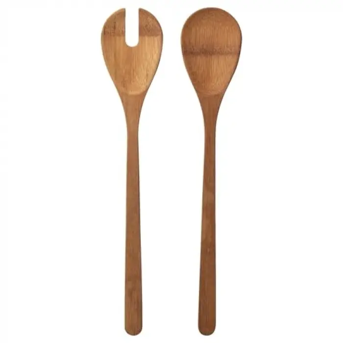 Servis takımı; bambu, 2 parça
