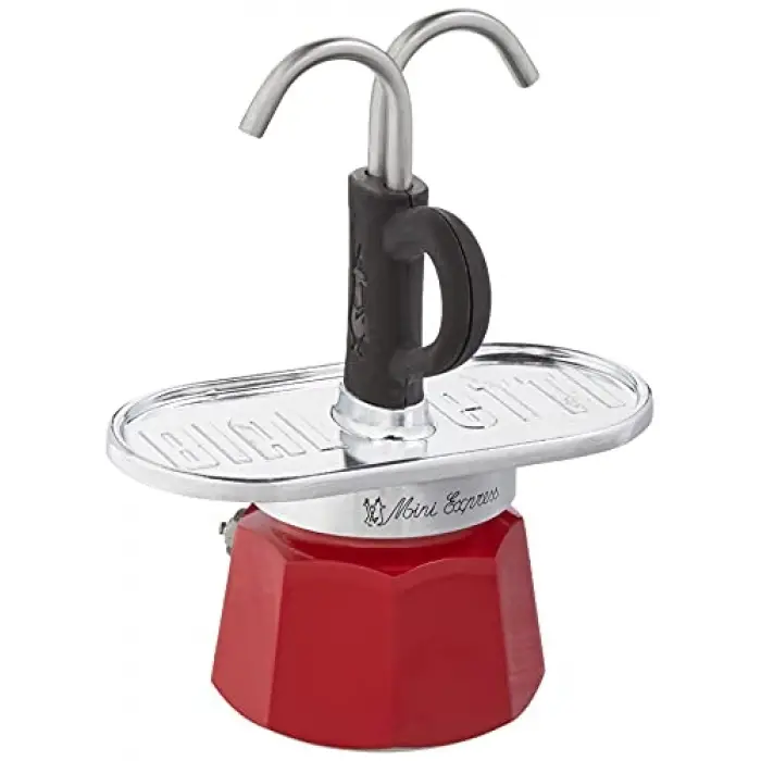 Set Mini Express: Ocak Üstü Espresso Pişirici + 2 Cups - Magrite Serisi