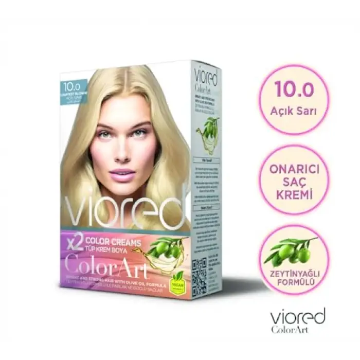 Set Saç Boyası 10.0 Açık Sarı