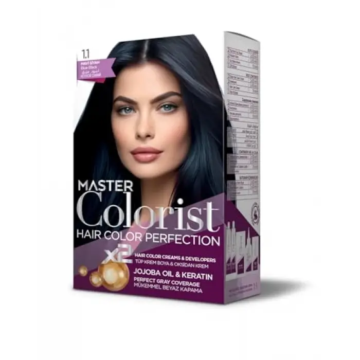 Set Saç Boyası 1.1 Mavi Siyah