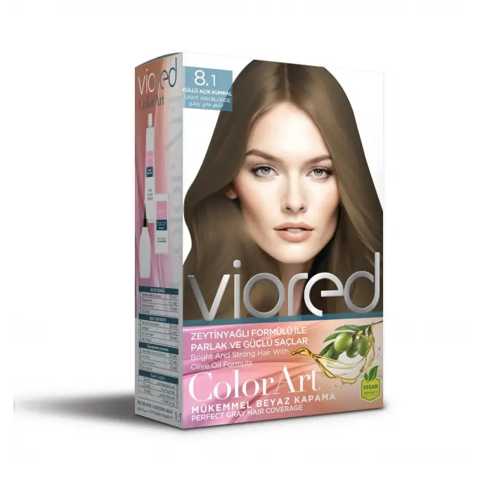 Set Saç Boyası 8.1 Küllü Açık Kumral