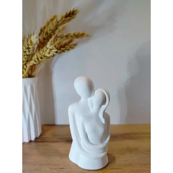 Sevgi temalı soyut dekoratif heykel