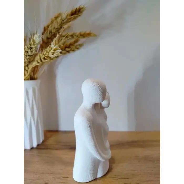 Sevgi temalı soyut dekoratif heykel